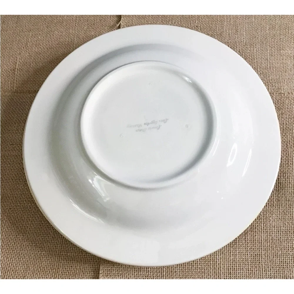 Los Angeles Pottery Laurie Gates Rose Deep Dish Plate Set Cottage Core Vintage
